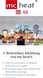 Mobile Screenshot of beheizbare-kleidung.com